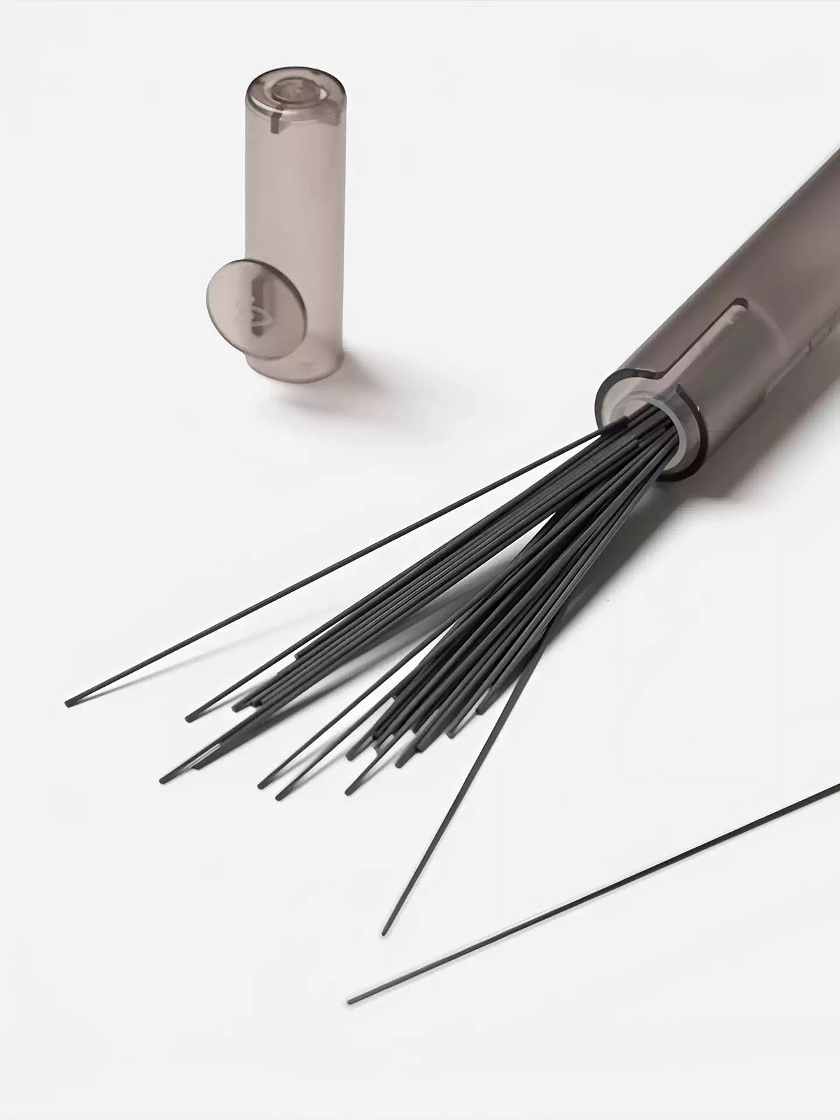 SUN-STAR SINDBAT Transparent Frosted Mechanical Pencil, 0.5 mm, 40 Leads Included