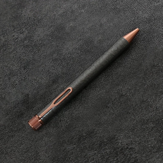 SAKURA Craft Lab 010 Hammered Limited Edition Metal Gel Pen, Twist Mechanism, 0.5mm Black Ink Grey
