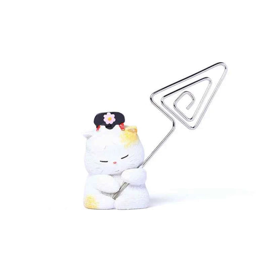 Forbidden City Cat Series Mini Figurine Memo Clip A