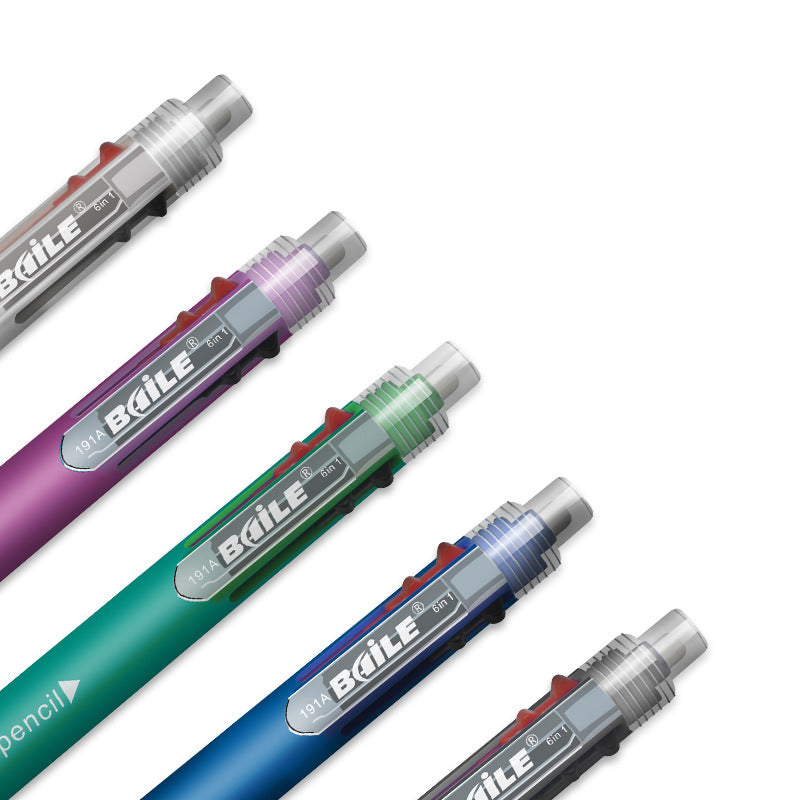 BAILE Multi Pen 5+1 Light, długopis 0,7 mm, ołówek automatyczny 0,5 mm