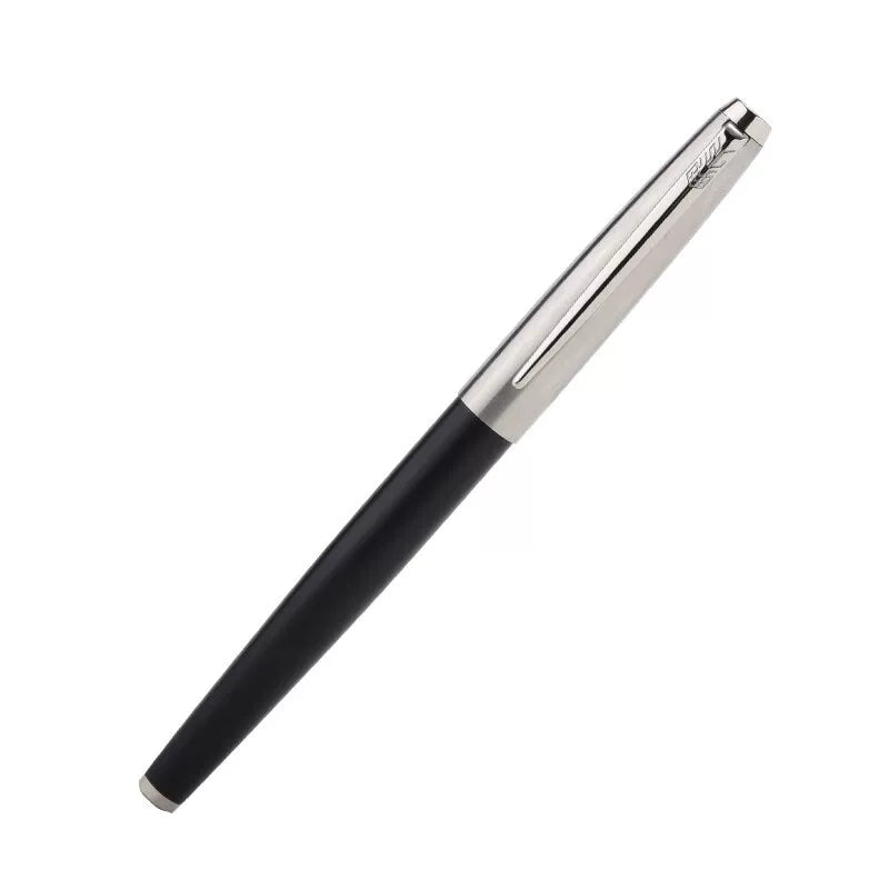 HONGDIAN 618 Hooded Nib Fountain Pen | 0.38mm Iridium Nib | Converter & Cartridge Matte Black