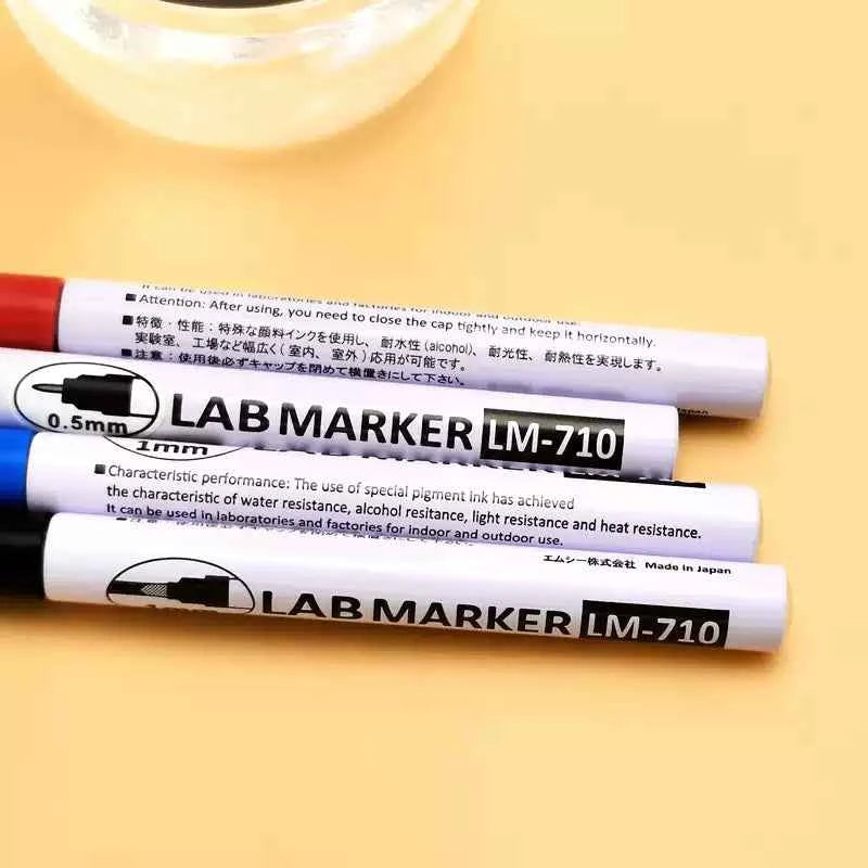 Asia-Tone Industrial LAB MARKER LM-710 Fine Point 3 Pack