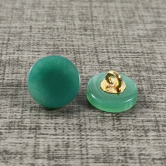 18L Faux Agate Resin Shank Buttons – 11mm Metal Shank,50pcs