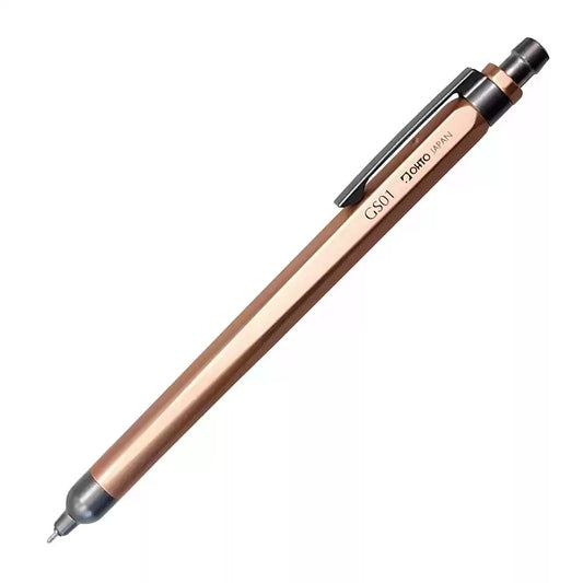OHTO GS01 Horizon Roller Gel Pen 0.5mm – Metal Barrel | Black / Champagne Gold / Silver / Red | Japan OHTO Champagne Gold