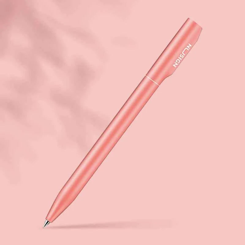 DELI Nusign NS552 Rotating Ballpoint Pen – 0.5mm Black Ink 4 Pack