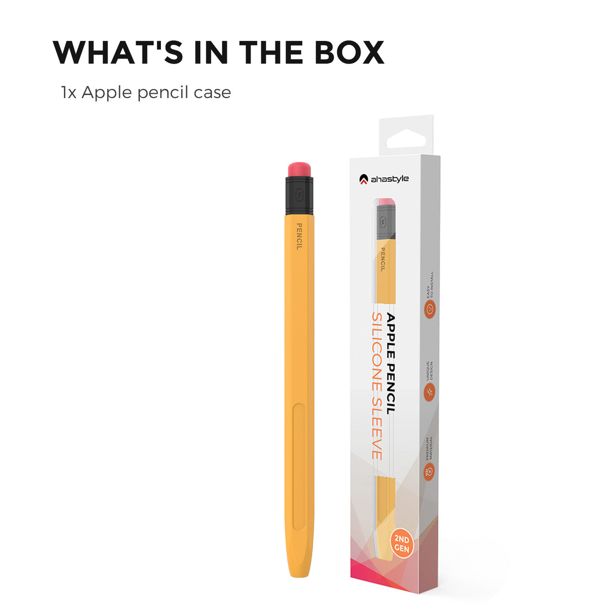 Classic Pencil Case Compatible with Apple Pencil 2st Generation Orange