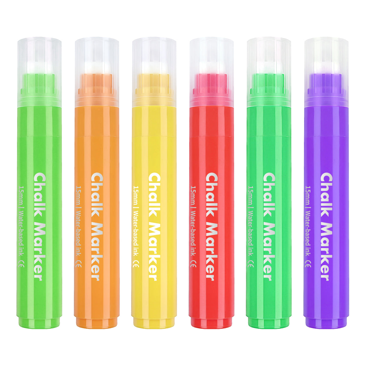 15mm Wide Tip Liquid Chalk Markers for LED Chalkboards,Glass,Menu Boards & Window Signage
