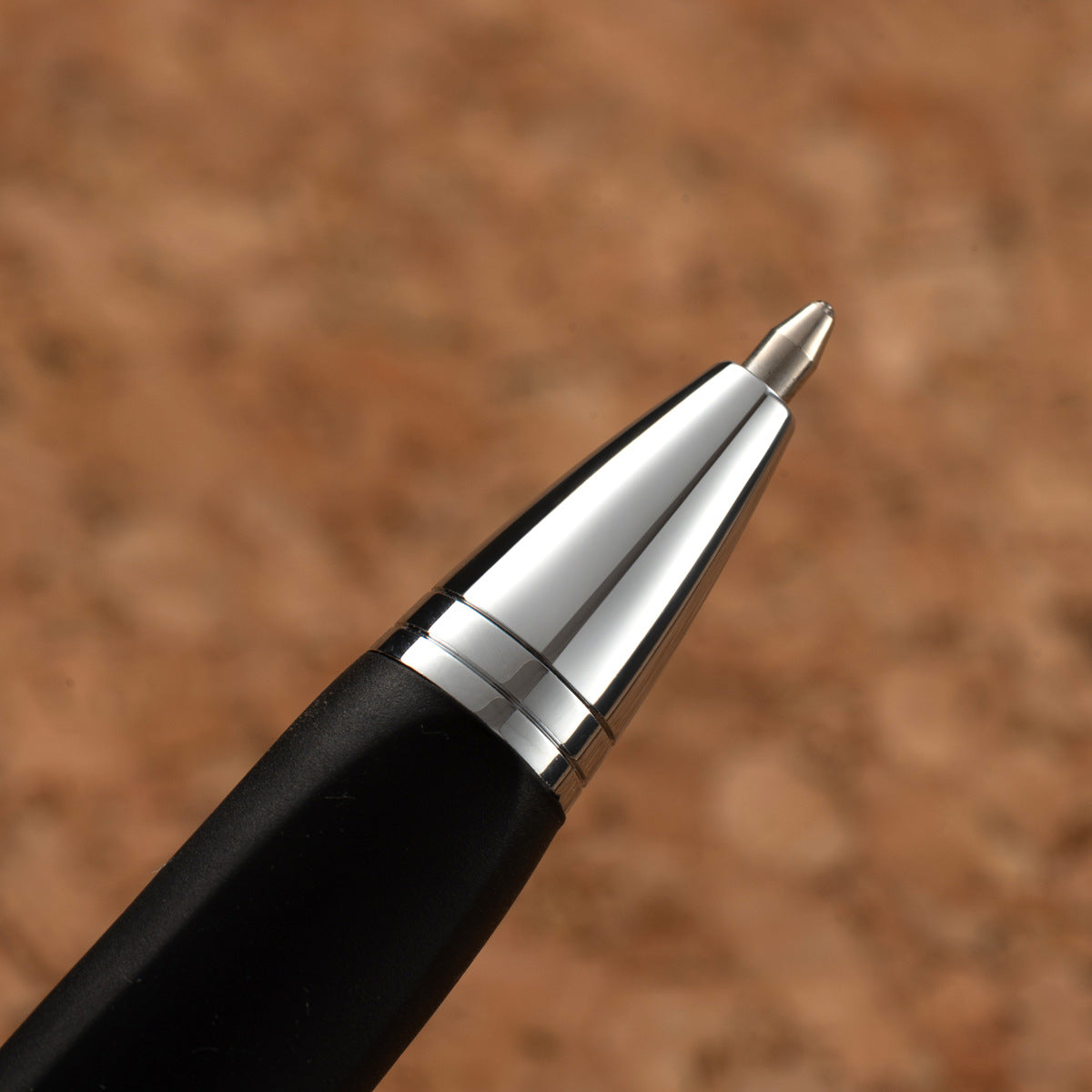 Metal Click Ballpoint Pen 1.0mm Bullet Tip,Black Ink,5 Color Pack