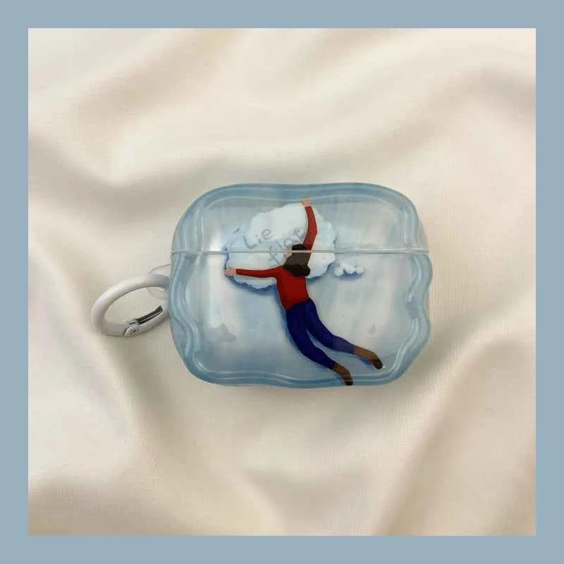 Relaxing Oil Painting Style AirPods Case C
