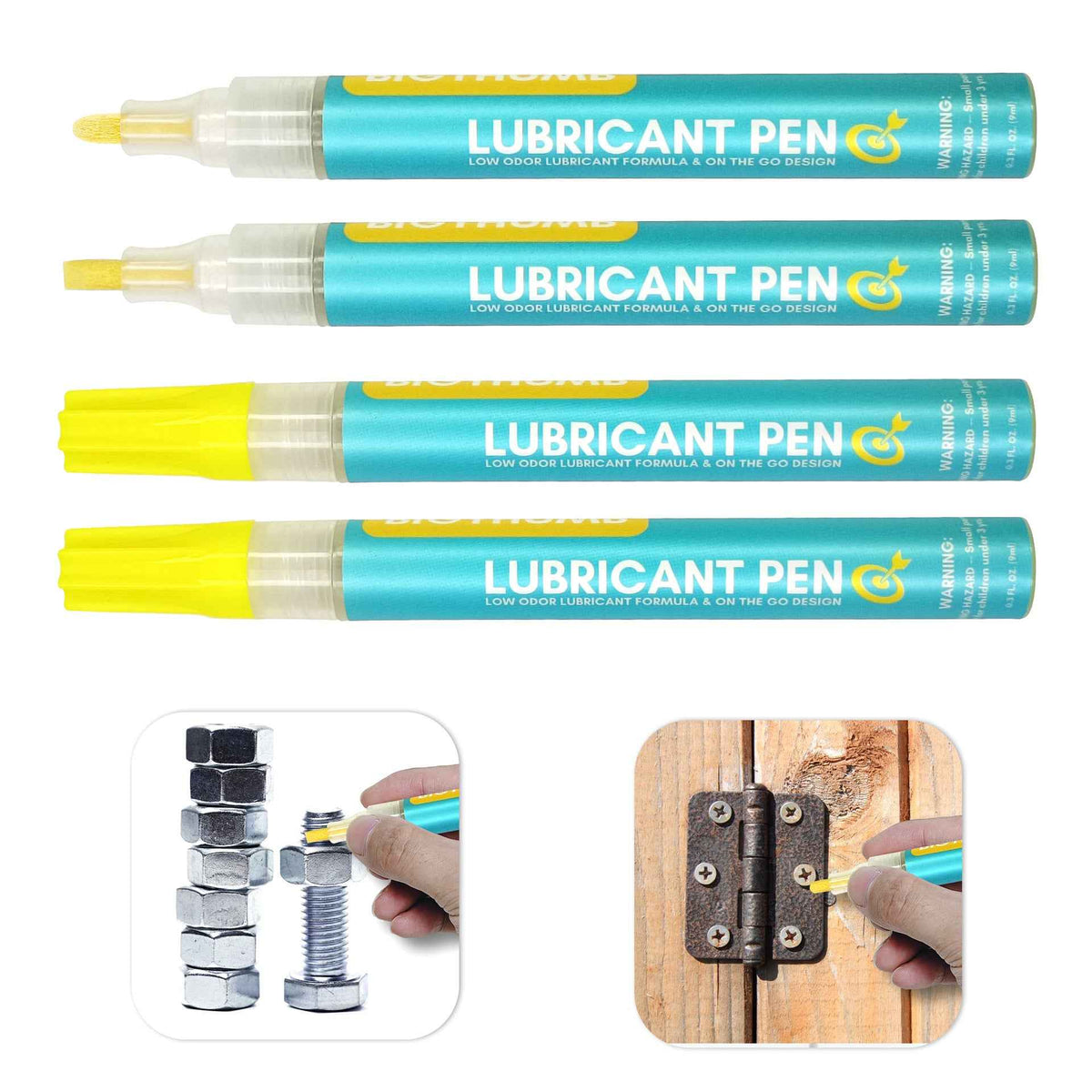 Lubrication Oil Pen for Metal Tool Maintenance 5 Pack