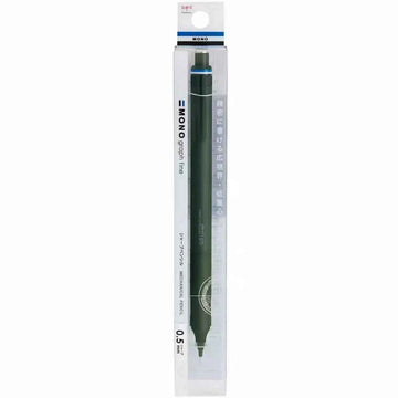 Tombow Mono Graph Fine Mechanical Pencil - 0.5mm - Metal Body Forest Green