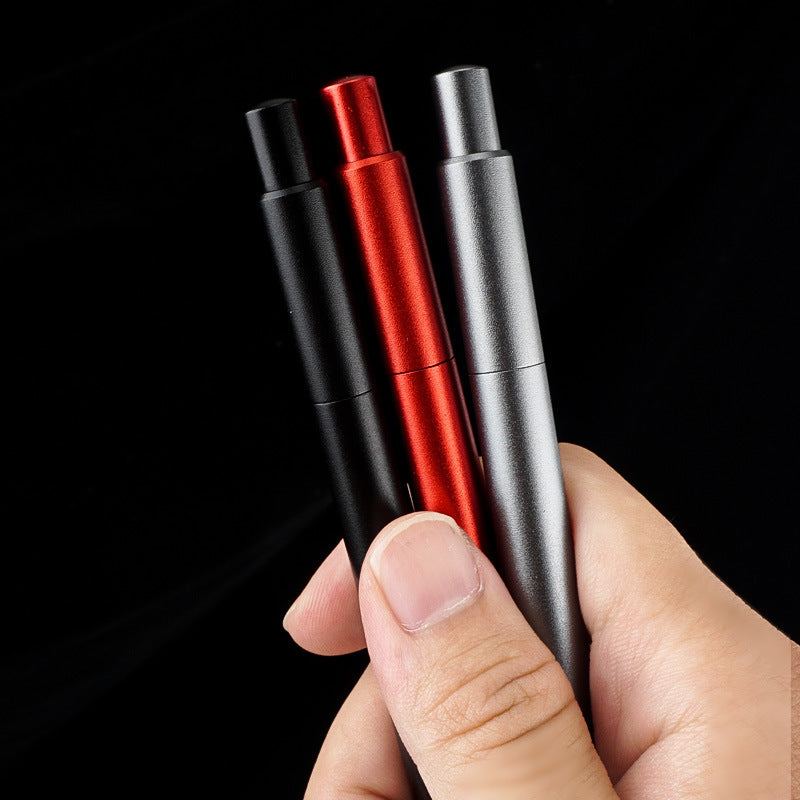 Aluminum Alloy Retractable Gel Ink Pen | Black Ink | 3-Pack