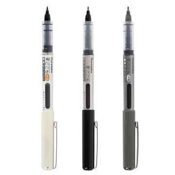 Kuretake Zig Inktober Brush Pen Set for Manga Drawing Calligraphy 3 Pack