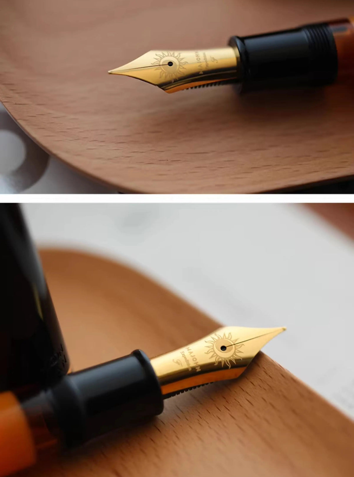 MAJOHN P139 Expedition Oversized Fountain Pen | No.8 Nib,Full Brass Piston
