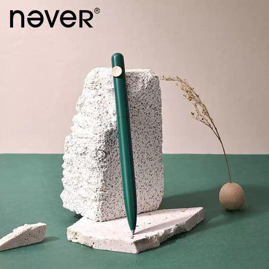 Never Metal Gel Ink Ballpoint Pen – 0.5mm Solid Color Retro
