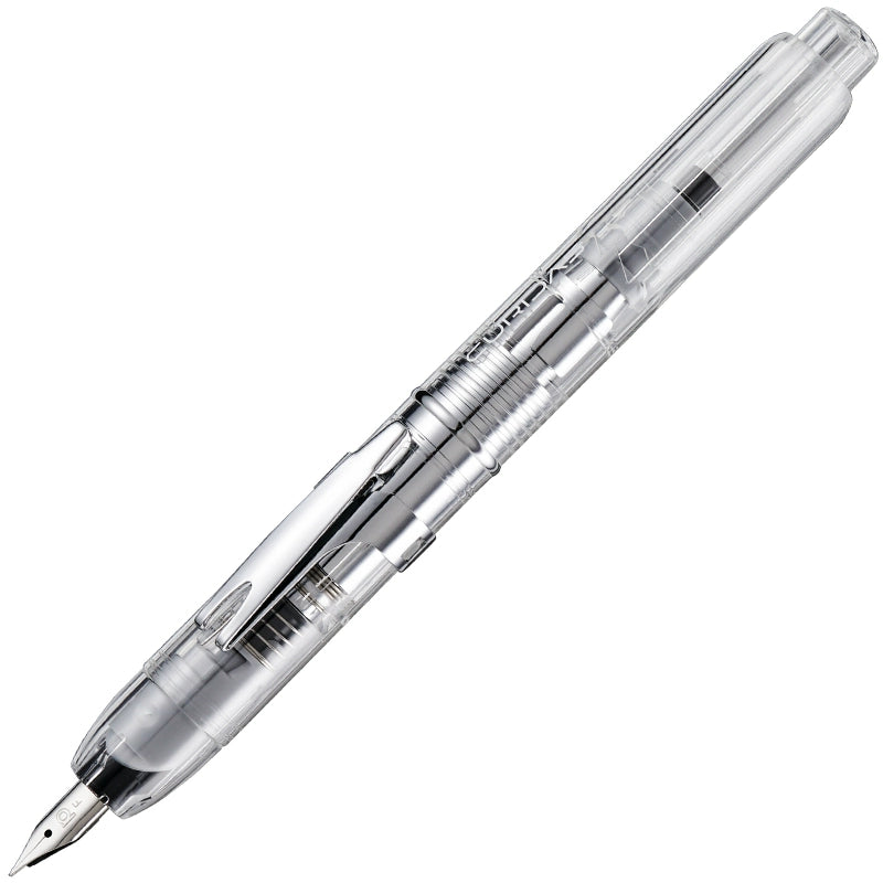 Platinum Curidas Knock-Type Fountain Pen Prism Crystal