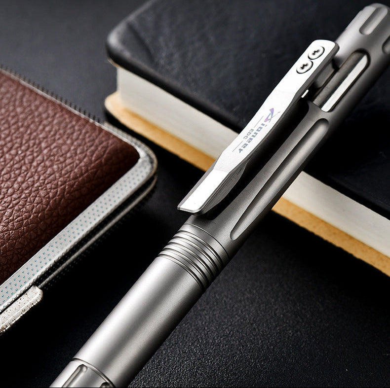 Titanium Alloy EDC Tactical Pen, 12.7cm, Polished / Matte / Iridescent Finish