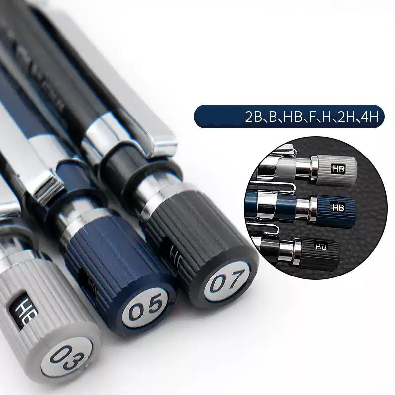 Platinum PRO-USE 171 MSDA-1500 Mechanical Pencil 0.5mm – Low Centre of Gravity Metal Body | Professional Drafting & Sketching | Made in Japan