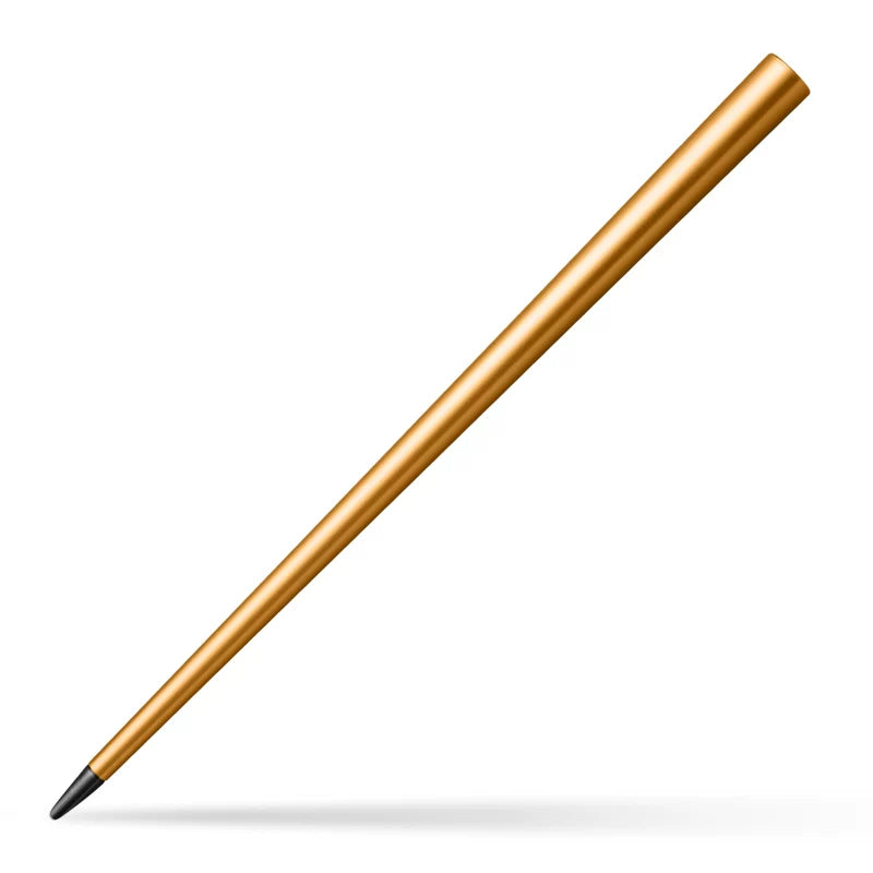 GNASEET Inkless Eternal Pencil – Tapered Metal Body | Black / Rose Red/ Silver / Gold Gold