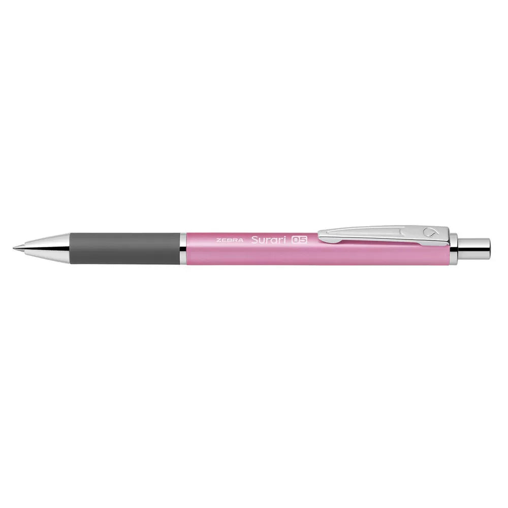 ZEBRA Surari 300 BAS38 Ballpoint Pen, 0.5mm, Black Ink Pink