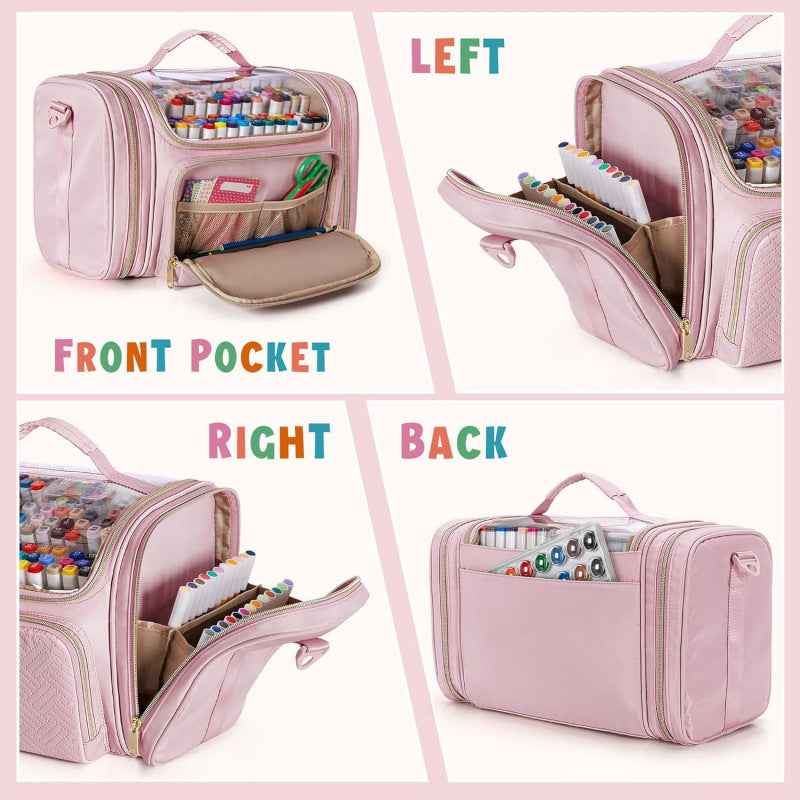Large Marker Storage Case Marker Organizer Bag for 180-300 Markers