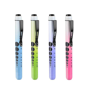 Pen Lights with Pupil Gauge LED Penlight for Nurse Doctor 4 Pack