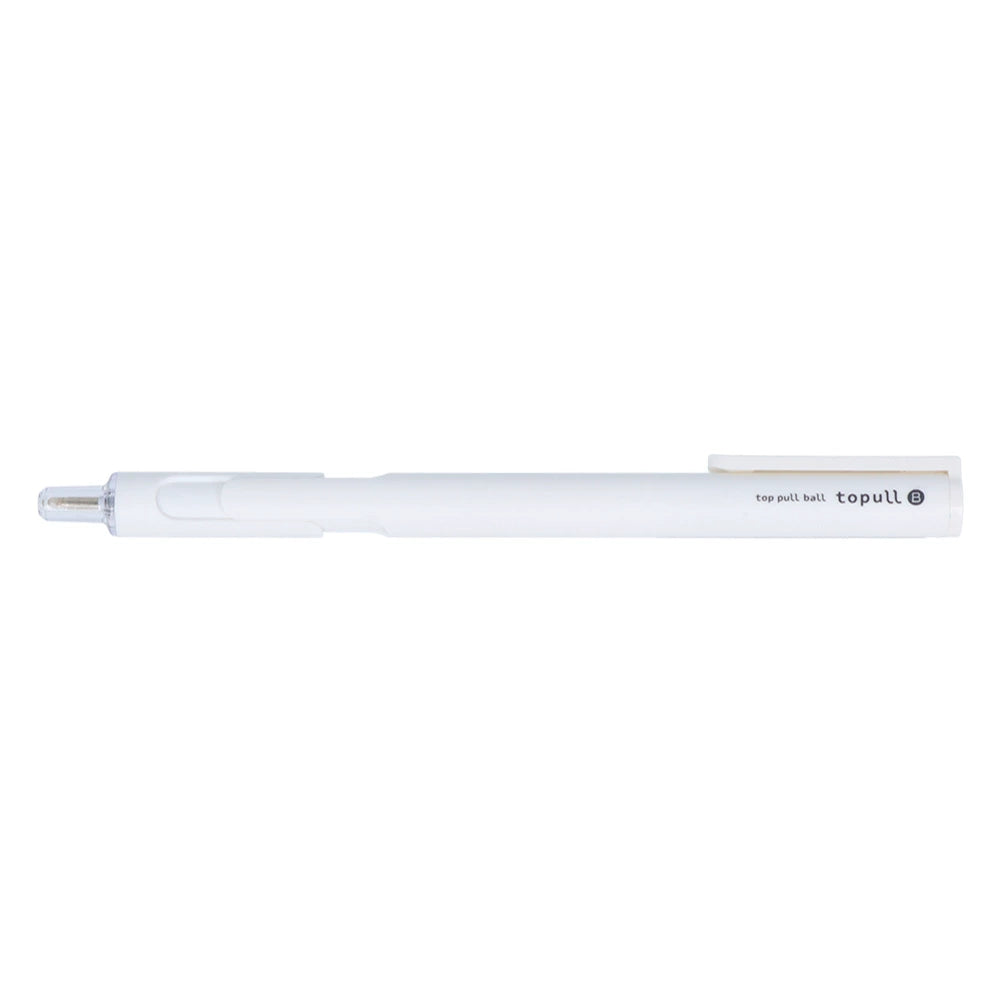 Sun-Star Topull B Ballpoint Pen Black Ink 0.5MM White