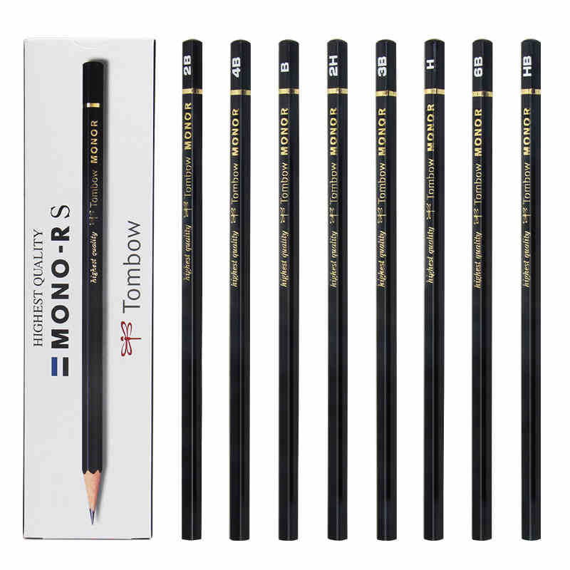Crayons Tombow MONO-RS, HB-6B, paq./12