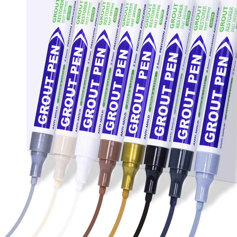 Guangna 8 Colors Grout Pen Tile Gap Repair Pant Markers
