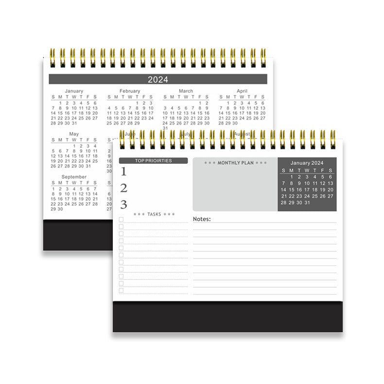 Small Desk Calendar 2026,with To-do List Notes for Office School