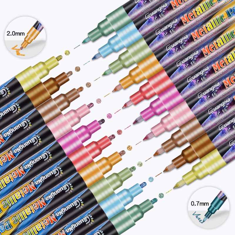 Guangna Shinning Metallic Marker Pens 24 Farben