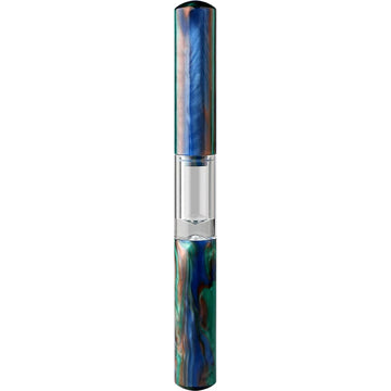 MAJOHN N15 Dual-Tip Fountain Pen | Glass Dip Nib + Flexible Italic Calligraphy Nib Iceland Blue