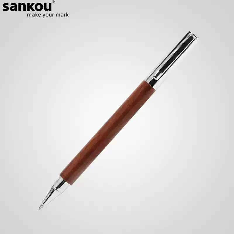 Sankou BZ2 Walnut Wood Ballpoint Pen 0.5mm Men Luxury Gift