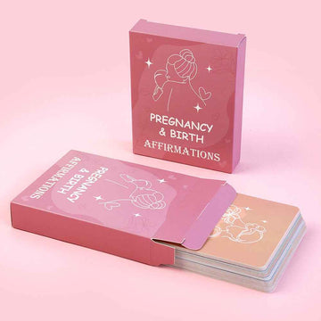 50 Positive Pregnancy Affirmation Cards for New Moms
