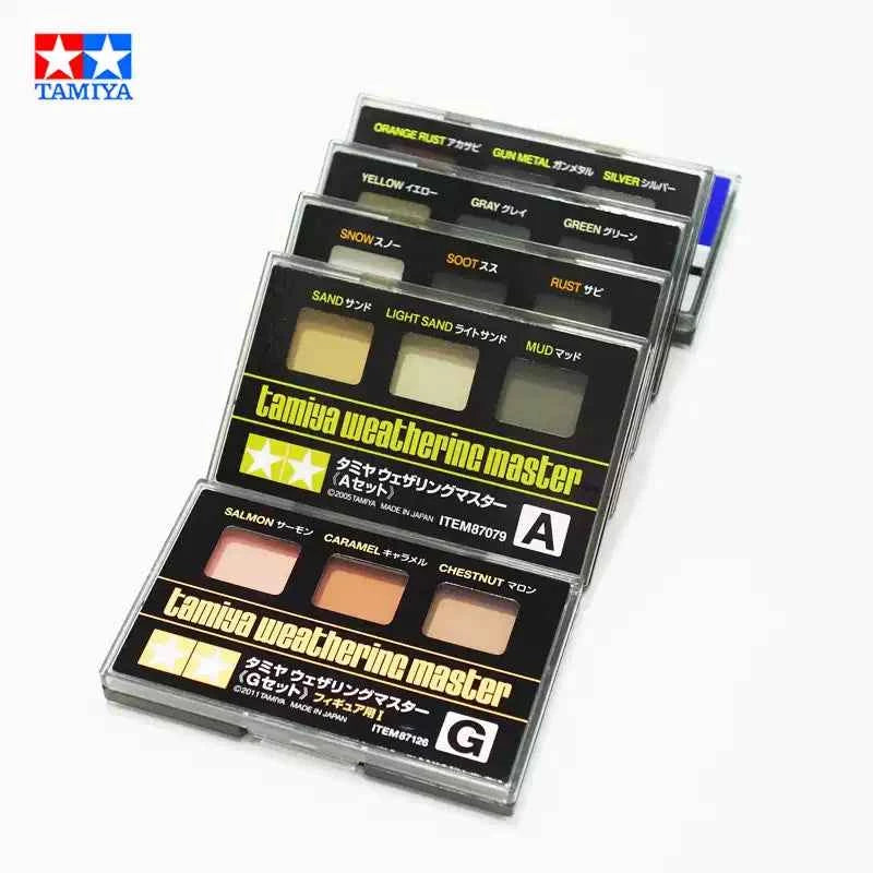 TAMIYA Weathering Master 3 Color Paint and Brush Set