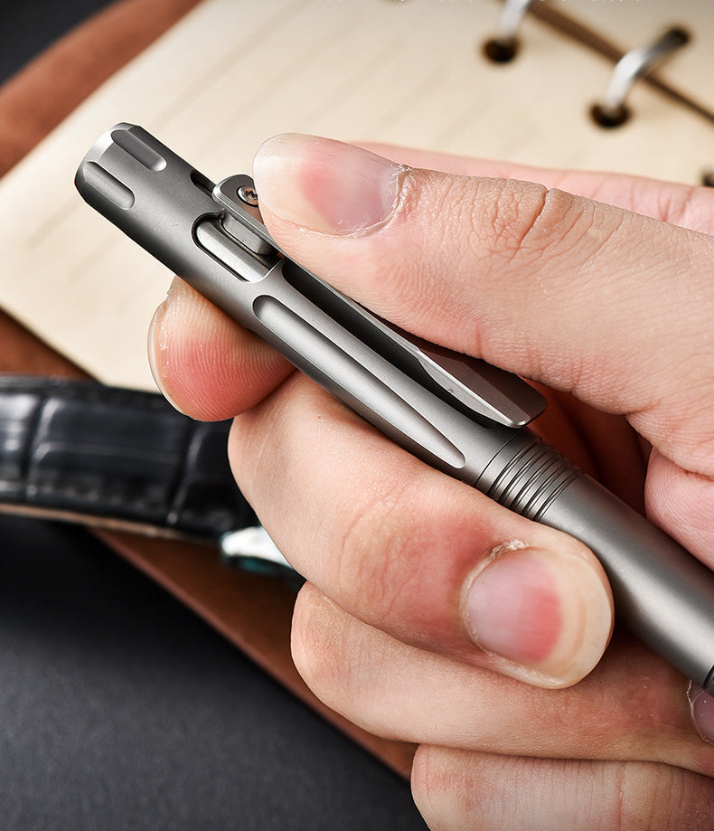 Titanium Alloy EDC Tactical Pen, 12.7cm, Polished / Matte / Iridescent Finish