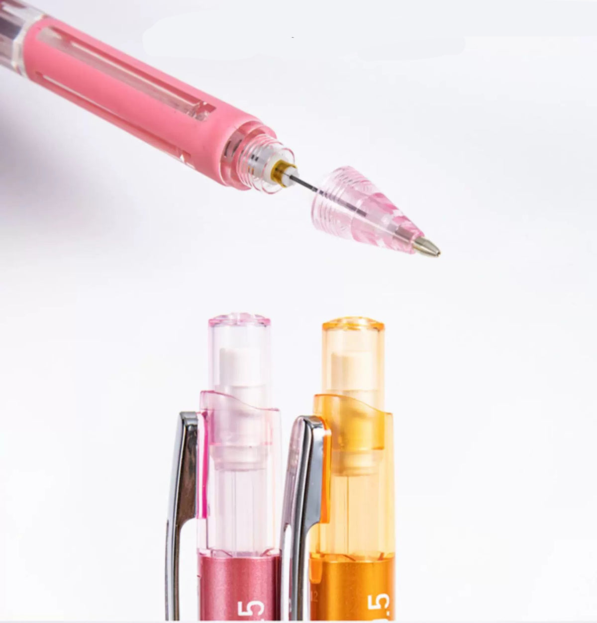 Penac UHOO SPP602 0.5mm Mechanical Pencil with Eraser & 12 HB Leads