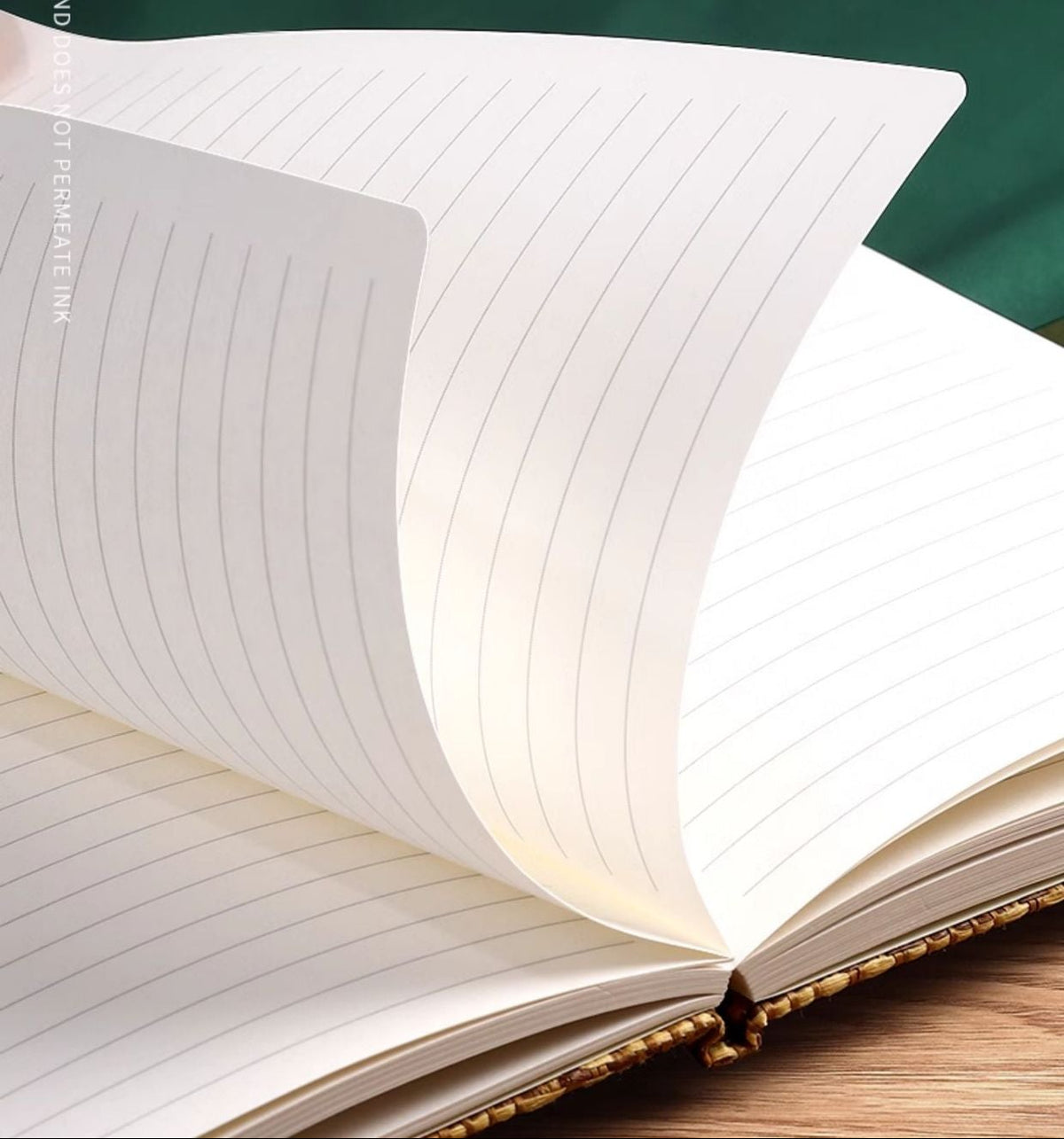 Straw-Woven Notebook & Handbag Set, 100gsm Paper, 100 Sheets