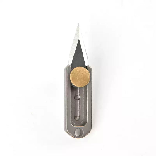 Titanium EDC Pocket Slip Knife | Mini Keychain Box Cutter