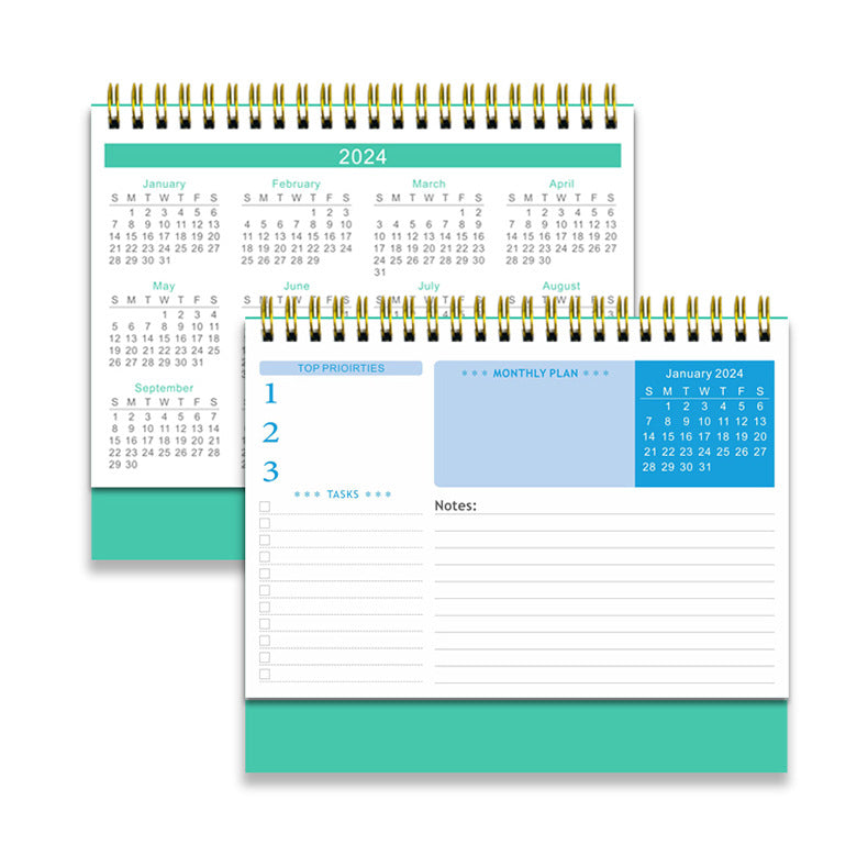 Small Desk Calendar 2026,with To-do List Notes for Office School