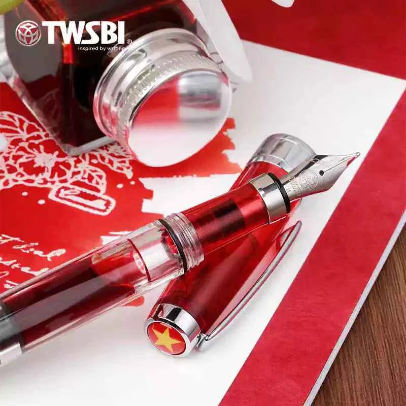 TWSBI Diamond 580 Fountain Pen All Red Star Limited Version