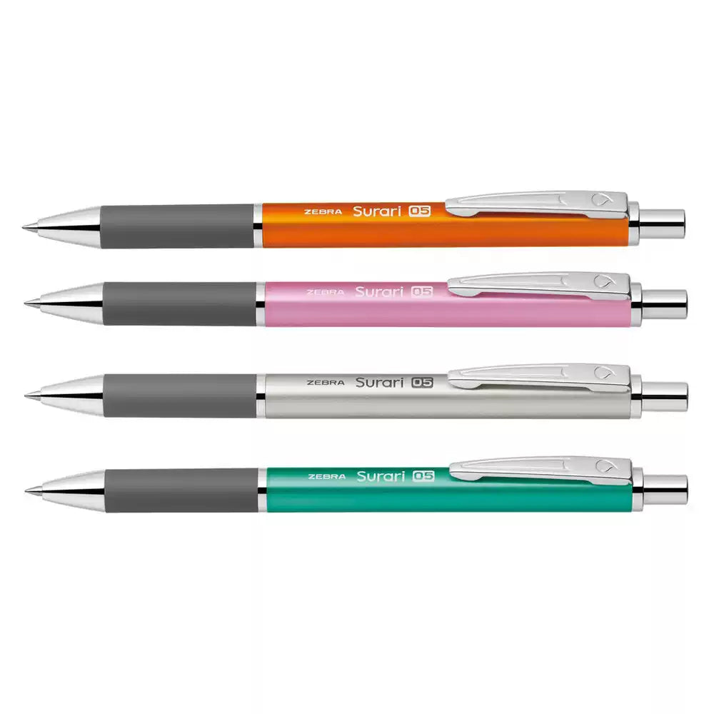 ZEBRA Surari 300 BAS38 Ballpoint Pen, 0.5mm, Black Ink