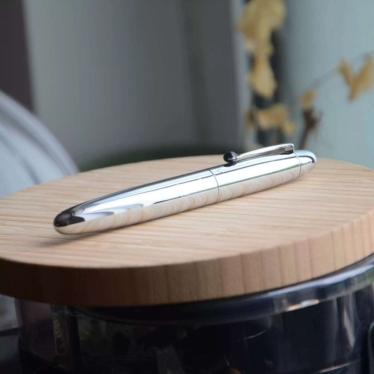 Time Capsule Chrome-Plated Brass Pen – Fountain Pen or Rollerball