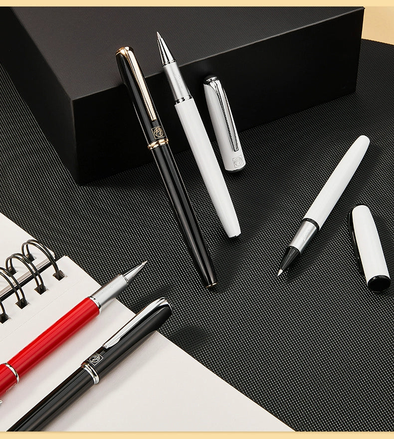 Pimo R16S Luxury Metal Ballpoint Pen Gift Set Oil Painting