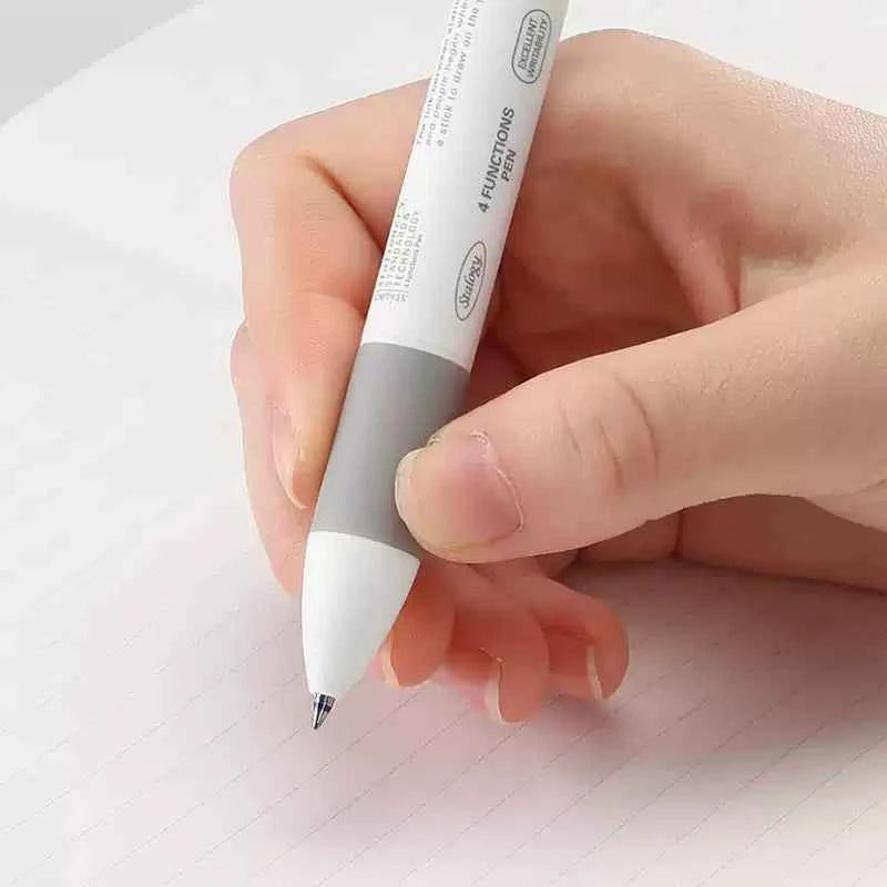 STALOGY 4 Functions Multi Pen 0.7mm White
