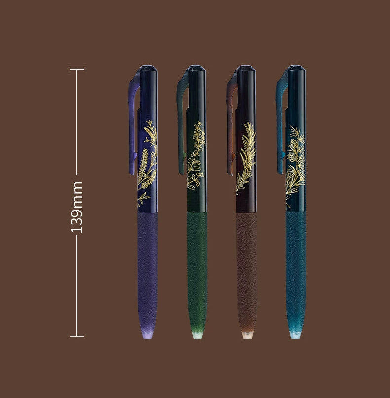 TANOOCI Calm Moments Aromatherapy Gel Pen Set | 0.5mm | 4 Scents: Lavender, Cedarwood, Eucalyptus & Lemongrass