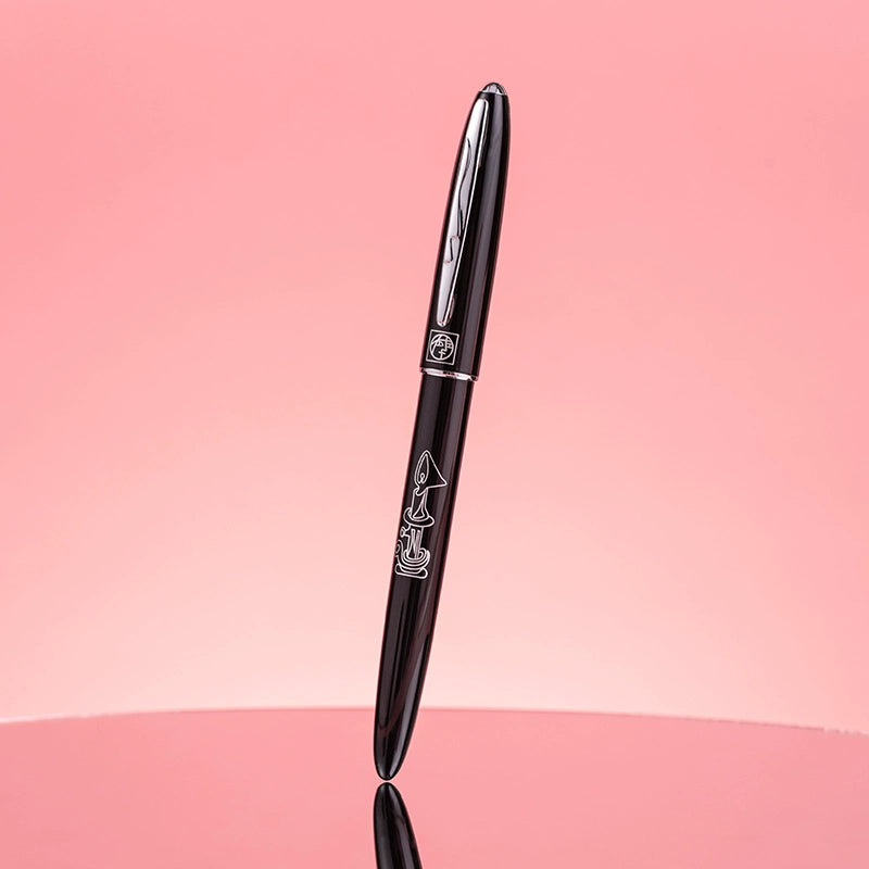 Pimo 606 Fountain Pen - 0.38mm Extra Fine Nib Black