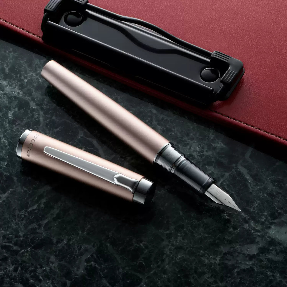 Platinum PROCYON PNS-5000 Fountain Pen – Iridium Nib | F 0.38mm / M 0.5mm | Turquoise / Persimmon / Lemon / Deep Sea / White / Carmine / Dark Mica