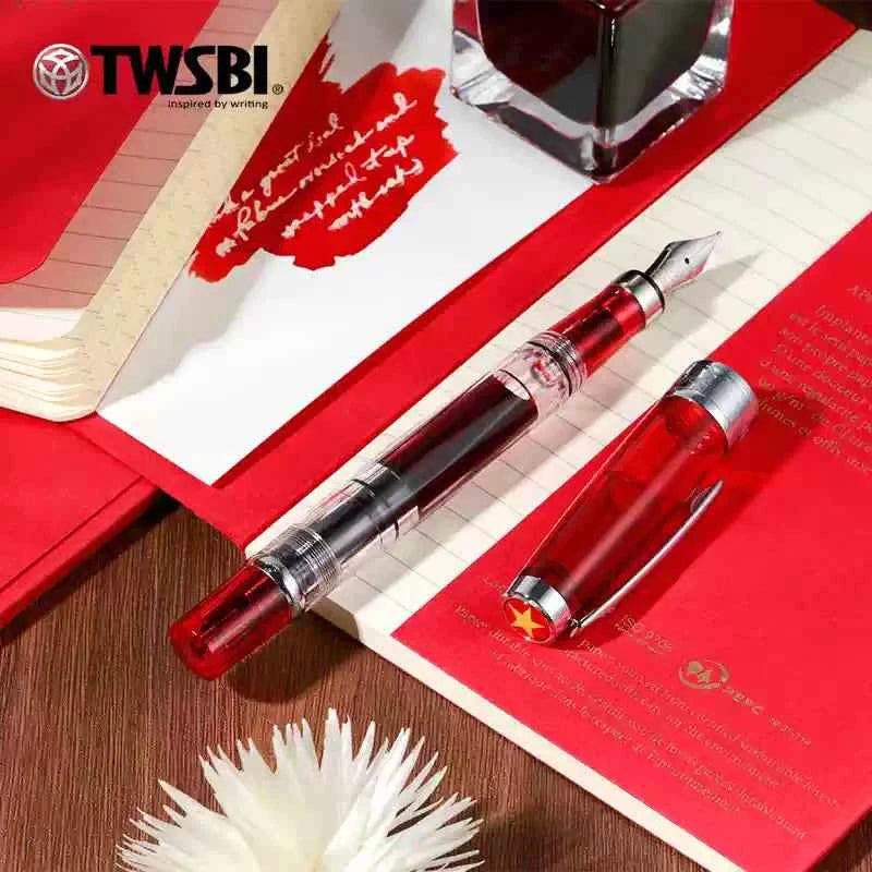 TWSBI Diamond 580 Fountain Pen All Red Star Limited Version