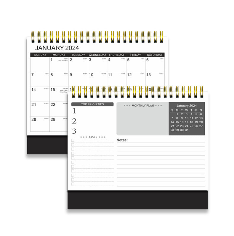 Small Desk Calendar 2026,with To-do List Notes for Office School